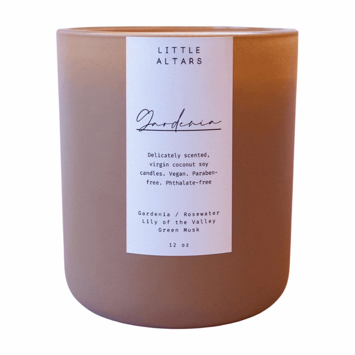 GARDENIA 12oz SCENTED CANDLE Scented Candle Little Altars Candle Co 