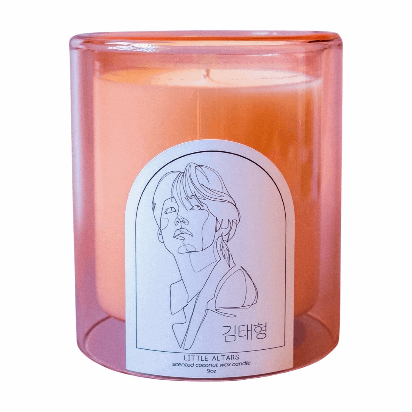 KIM TAE-HYUNG (김태형) CANDLE 9oz Scented Candle Little Altars Candle Co 