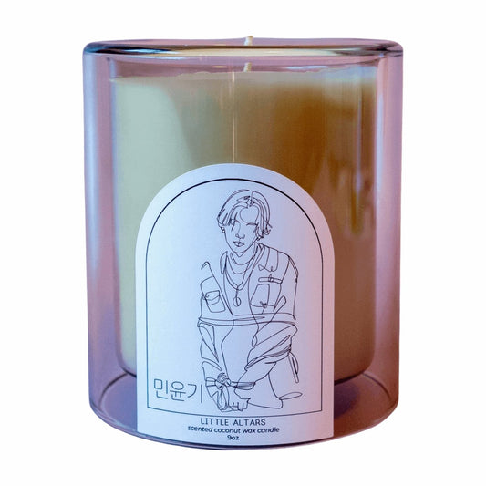 MIN YOONGI (민윤기) CANDLE 9oz Scented Candle Little Altars Candle Co 